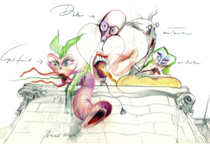 Gerald Scarfe First Character Study
